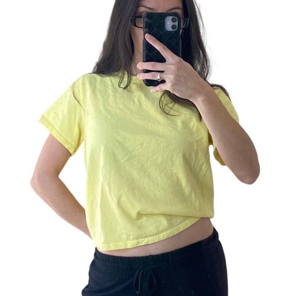 THINGS BETWEEN Yellow Short-sleeve Baby T-shirt Size S